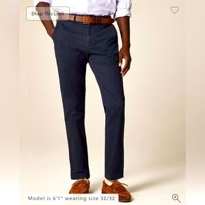 J. Crew Men's Dark Blue Chinos, 32” X 32”. NWT. 770 Straight